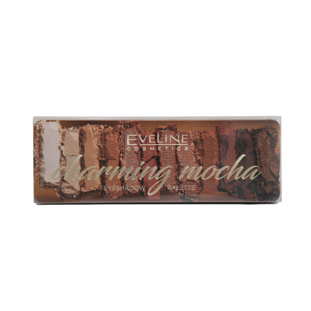 EVELINE CHARMING MOCHA EYESHADOW PALETTE 12 GM