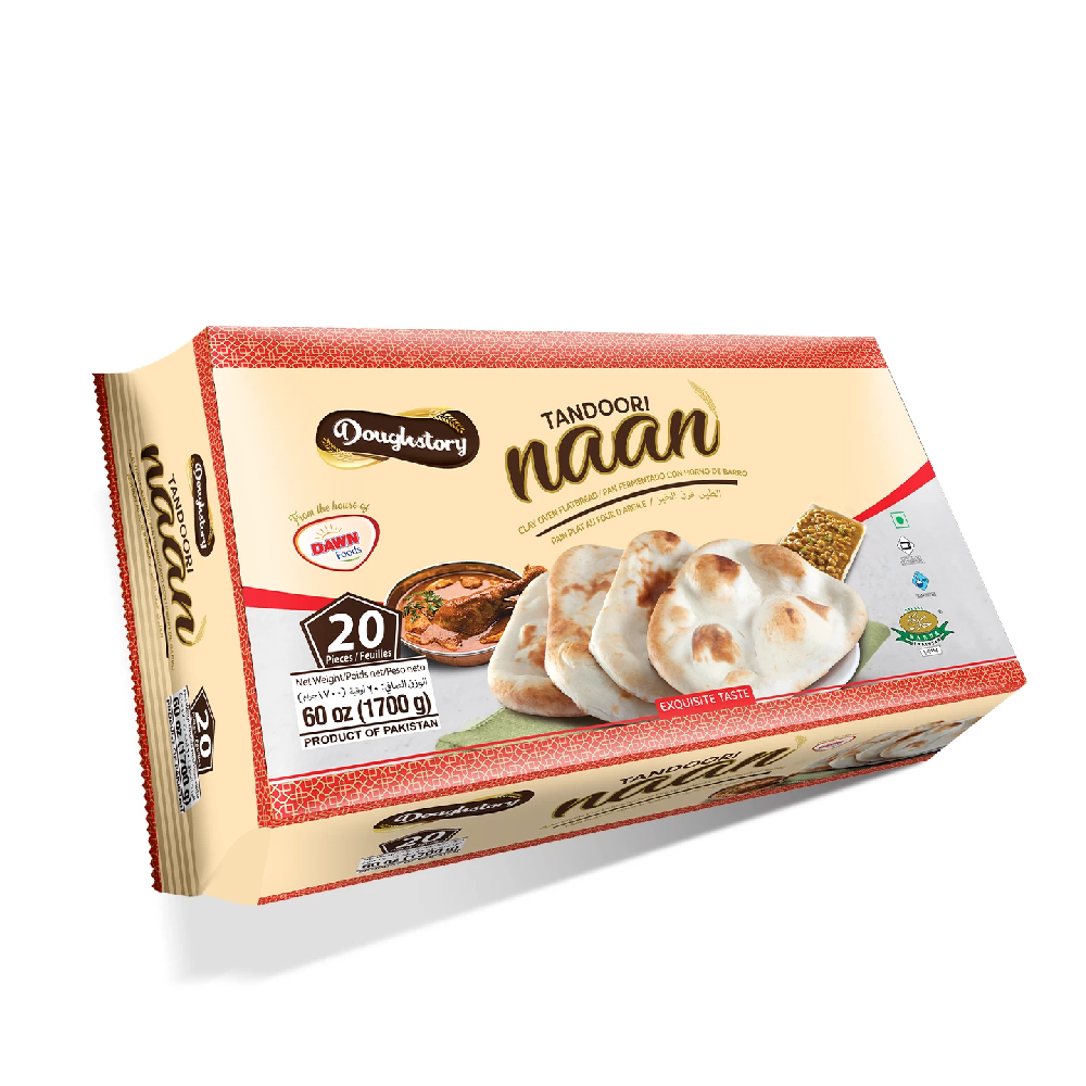 DAWN DOUGHSTORY TANDORI NAAN - 20 PCS1700 GM