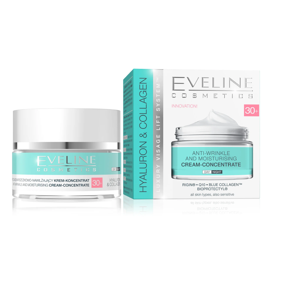 EVELINE HYALURON & COLLAGEN 40+ CREAM 50ML