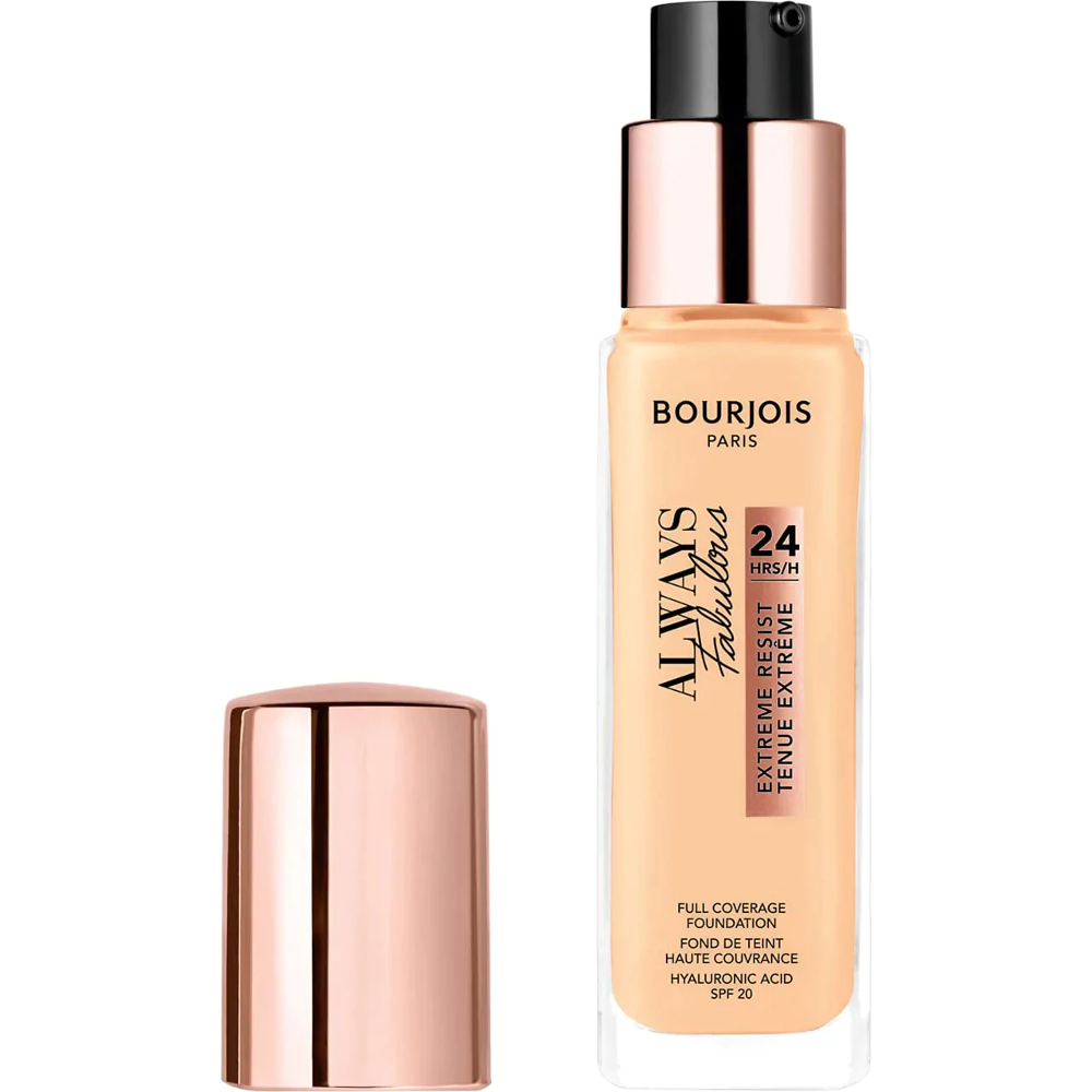 BOURJOIS ALWAYS FABULOUS FOUNDATION 120 LIGHT IVORY 30ML