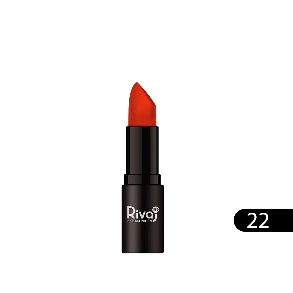 RIVAJ HD COLOR CRUSH MATT LIPSTICK NO.22