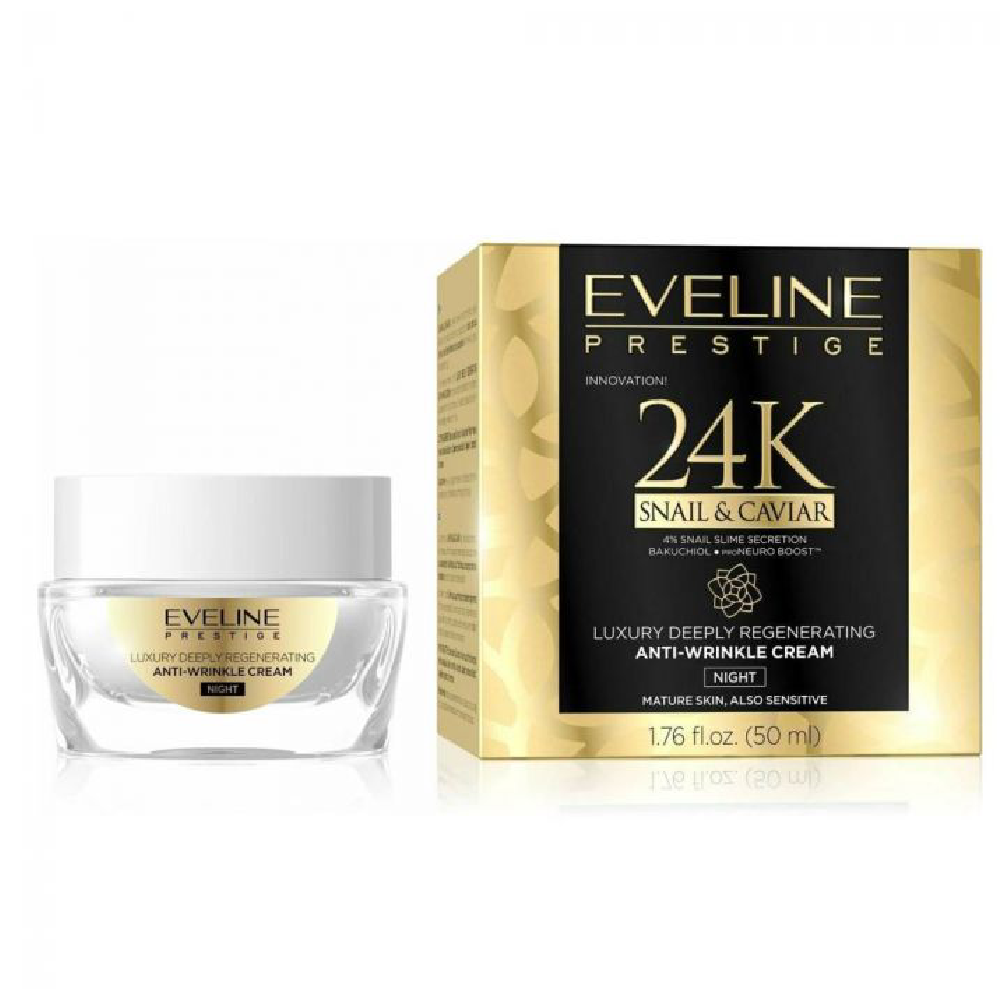 EVELINE PRESTIGE 24K SNAIL & CAVIAR NIGHT CREAM 50 ML