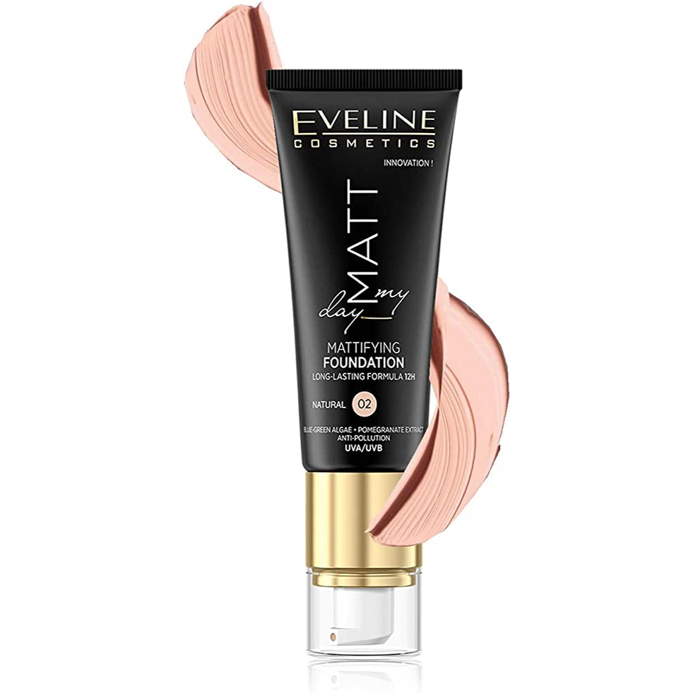 EVELINE MATT MY DAY MATTIFYING FOUNDATION 02 NATURAL 40ML