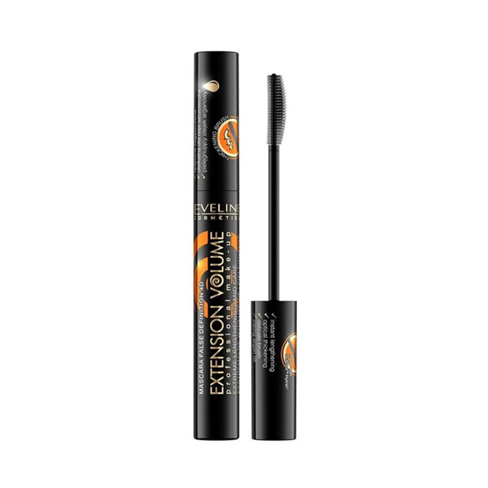 EVELINE MASCARA EXTENSION VOLUME LENGTHNING CARE , THICKENIN