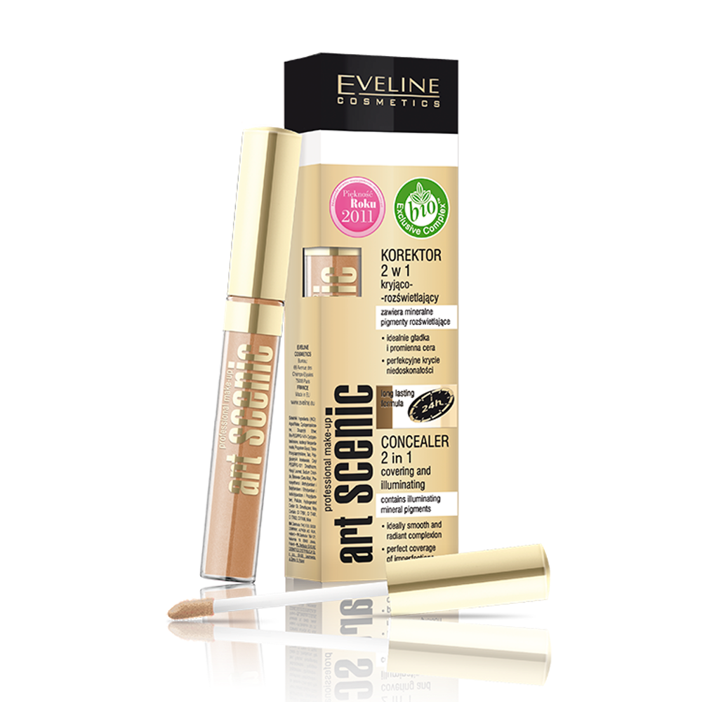EVELINE ART SCENIC CONCEALER 2IN1 NUDE