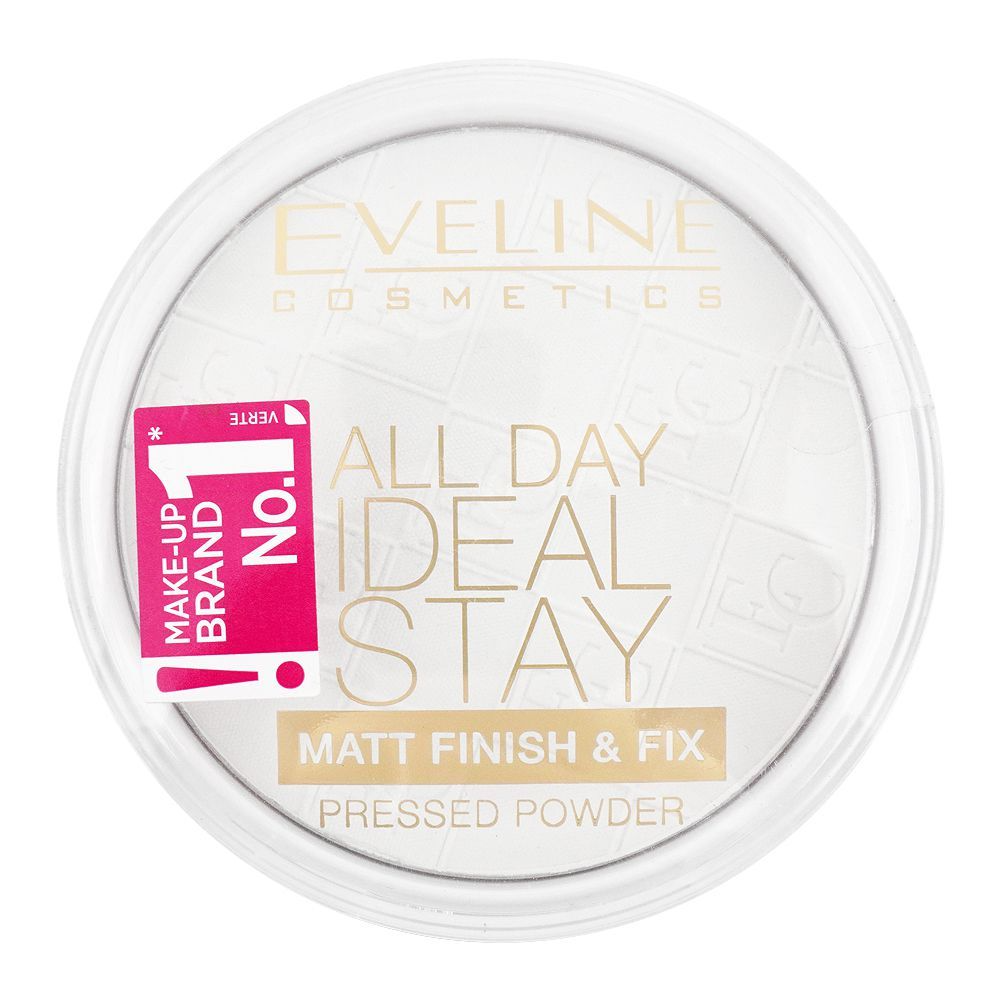 EVELINE ALL DAY IDEAL STAY MATT FINISH&FIX PRESSED POWDER N