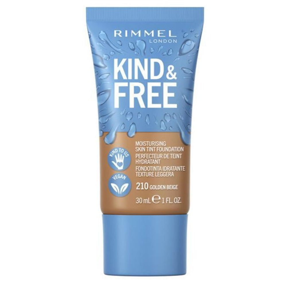 RIMMEL KIND & FREE MOISTURISING SKIN TINT FOUNDATION 210 GOL