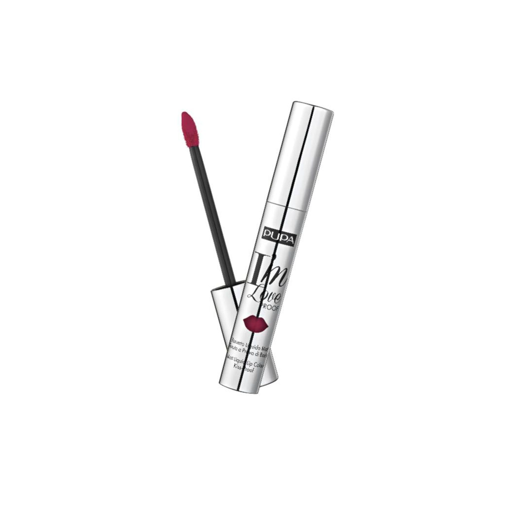 PUPA IM LOVEPROOF LIQUID LIP KISS PROOF - BURGUNDY RED 012