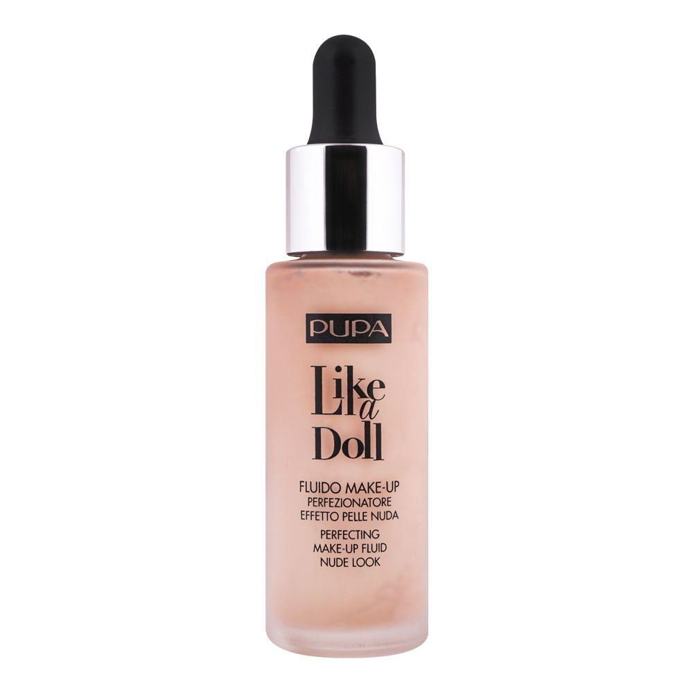 PUPA LIKE DOLL - PERFECTING MAKEUP FLUID NUDE LOOK - PORCEL