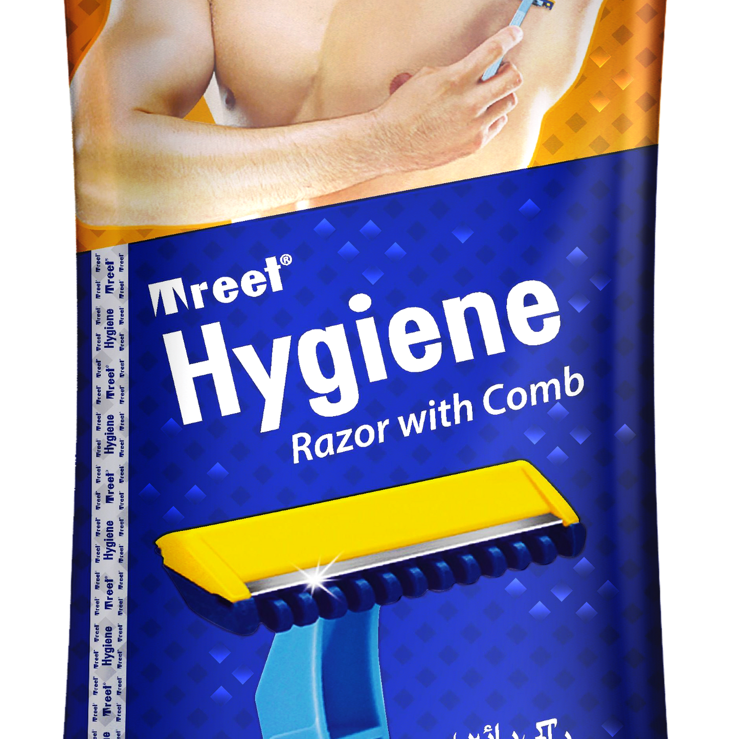 TREET HYGIENE RAZOR WITH COMB 1PCS