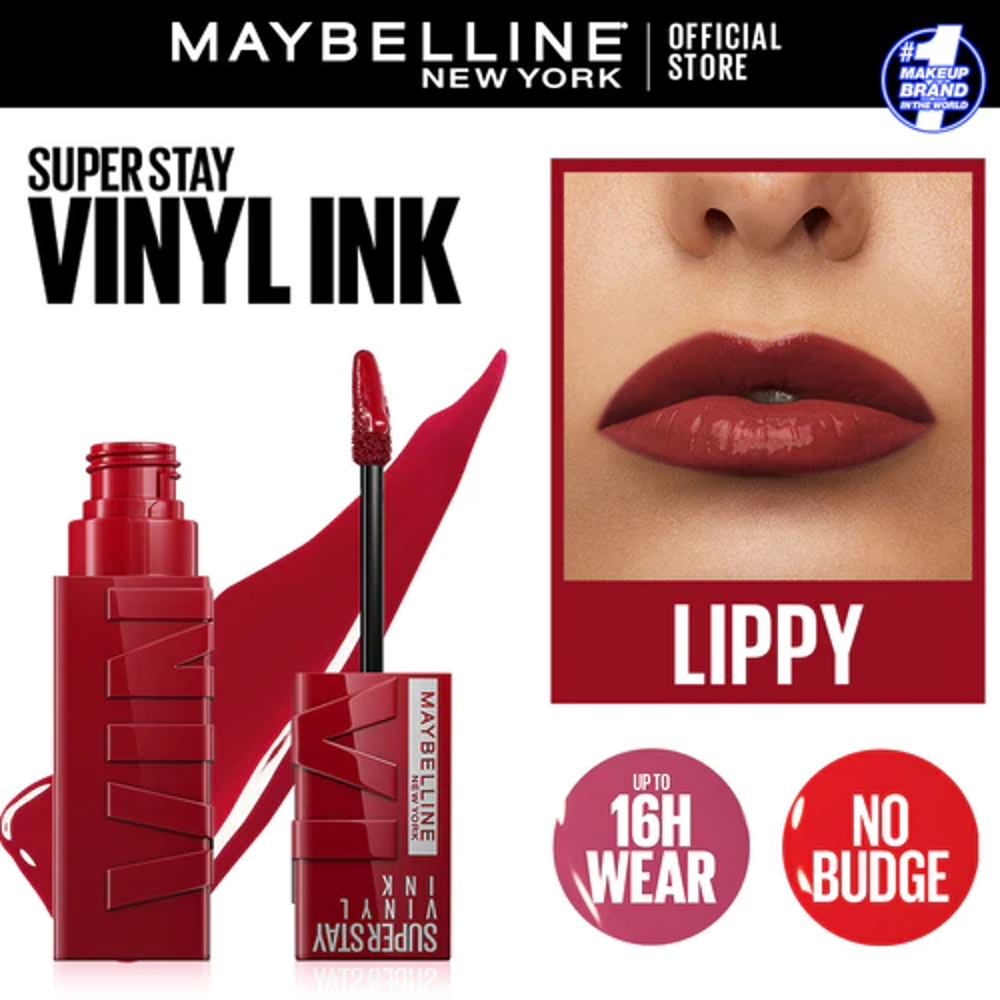 MAYBELLINE Â SUPERSTAY VINYL INK 10 LIPPY AS