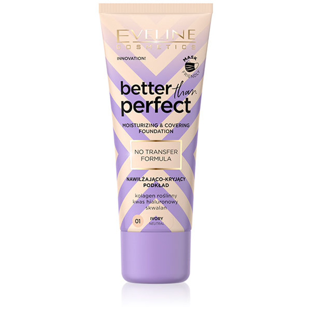 EVELINE BETTER THAN PERFECT FOUNDATION 01 IVORY