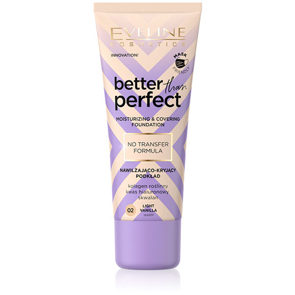 EVELINE BETTER THAN PERFECT FOUNDATION 02 LIGHT VANILLA