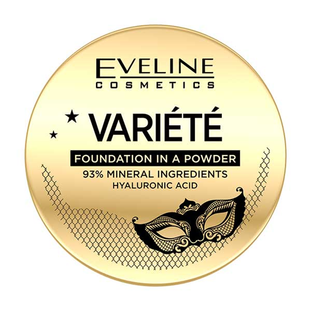 EVELINE VARIETE FOUNDATION IN POWDER 93% MINERAL 01 LIGHT 8G