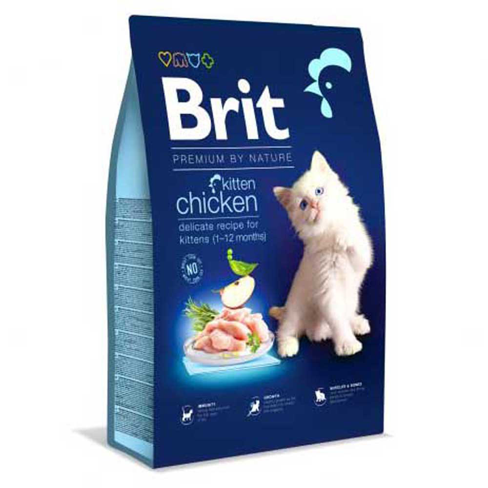 BRIT PREMIUM CAT FOOD KITTEN CHICKEN 1-12 M 300 GM