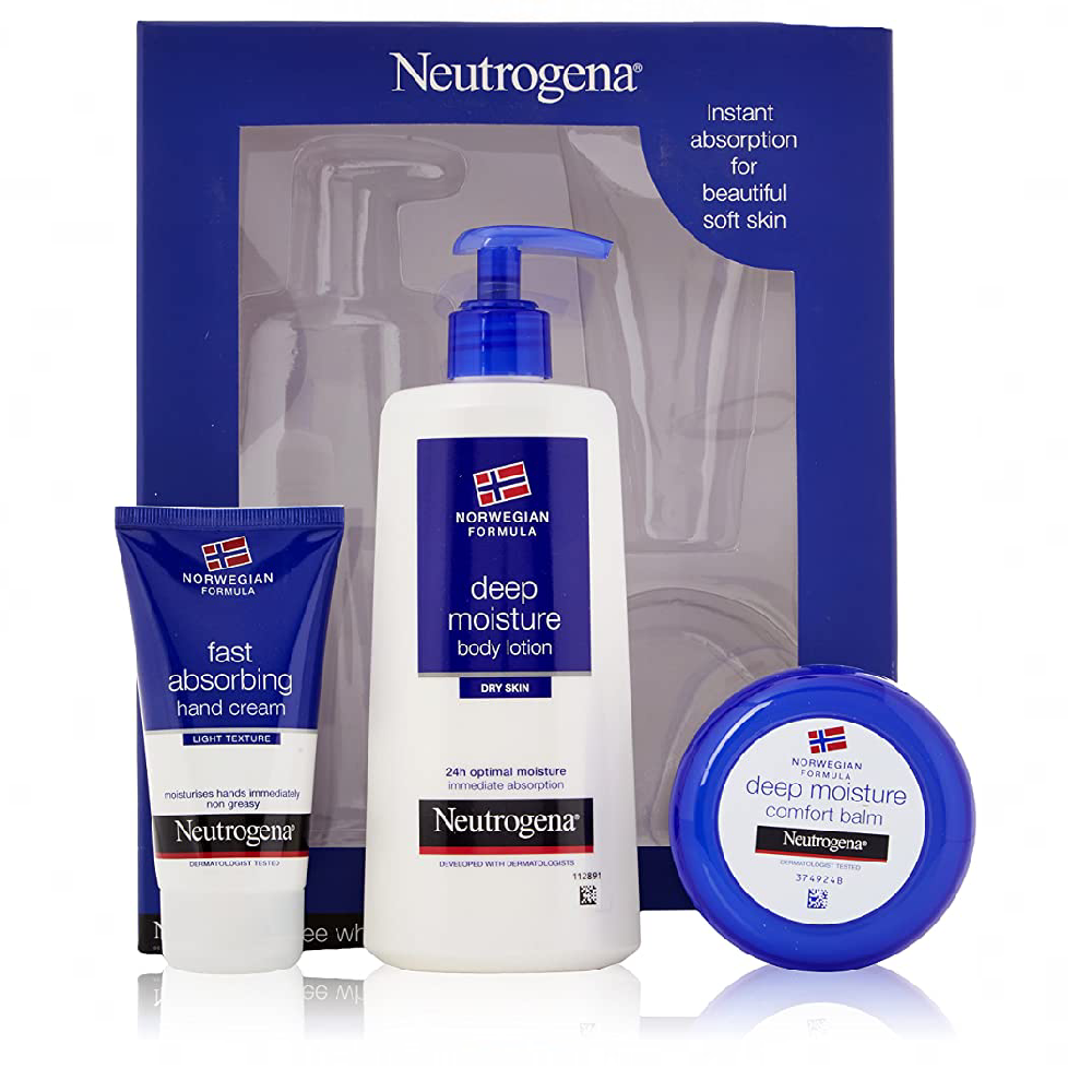 NEUTROGENA HAND CREAM LOTION & BALM 3PC SET