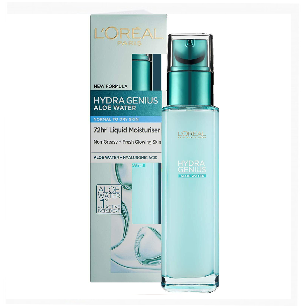 LOREAL HYDRA GENIUS ALOE VERA MOISTURISER 70ML