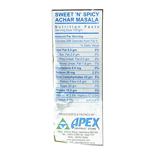 Apex Sweet & Spicy Pickle (Achar) Masala