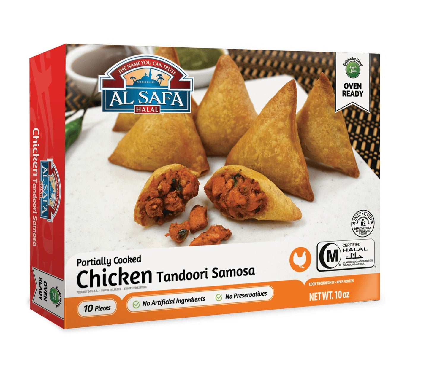 Al Safa Tandoori Chicken Samosa (Hand Made)