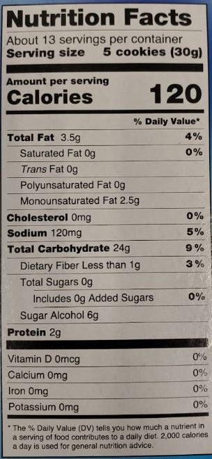 Gullon Sugar Free Cookies