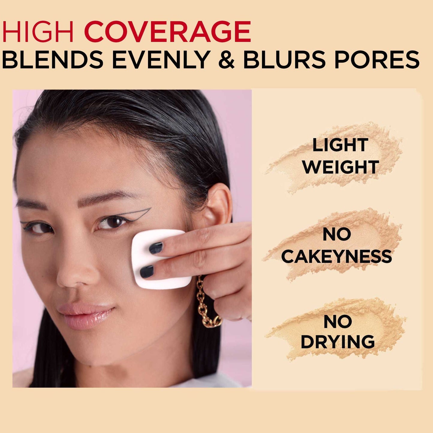 LOREAL INFALLIBLE OIL KILLER POWDER SPF32 110 ROSE VANILLA