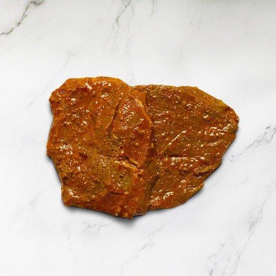 Marinated Halal Lamb Leg Steak (Boneless) Pack of 4