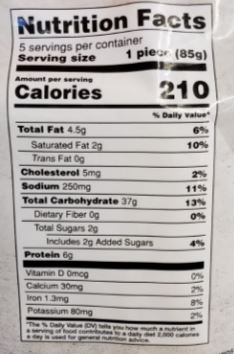 Laxmi Tandoori Plain Naan