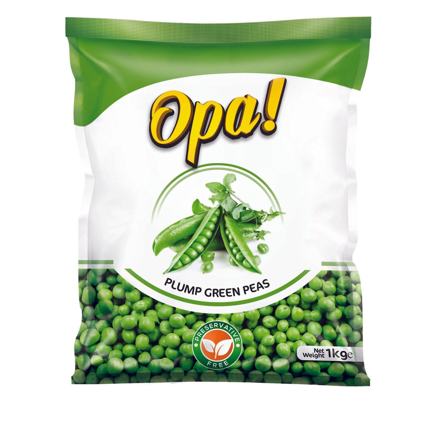 FAUJI FRESH N FREEZE PLUMP GREEN PEAS(OPA) 1KG