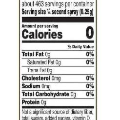 Pam Spray With Butter