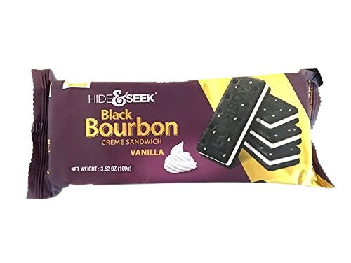Parle Hide & Seek Black Bourbon Vanilla Creme Sandwich
