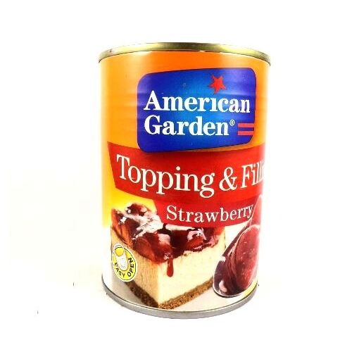 AMERICAN FARM STRAWBERRY FILLING & TOPPING 595 GM