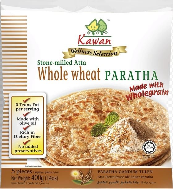 Kawan Whole Wheat Paratha Value Pack (25pcs)
