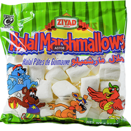 Ziyad Halal Marshmallows, 8.8oz