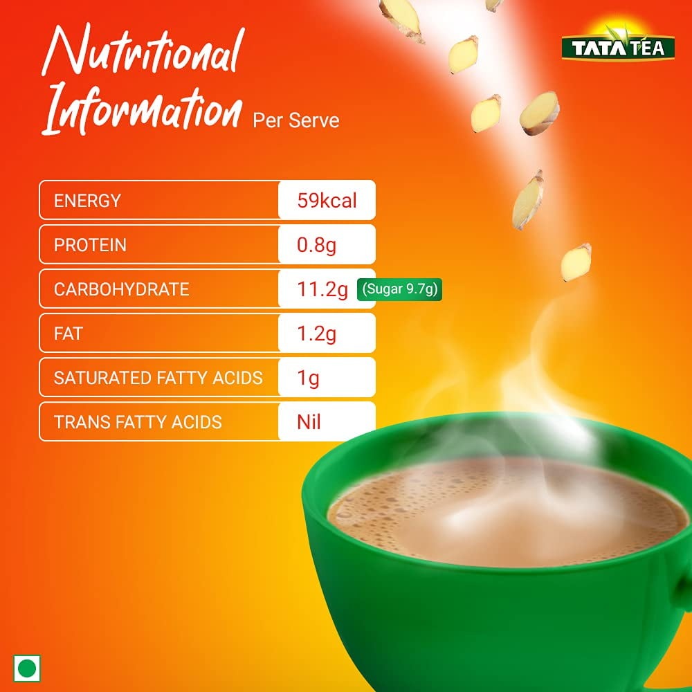 TATA Tea Quick Chai Ginger (10 pouches)