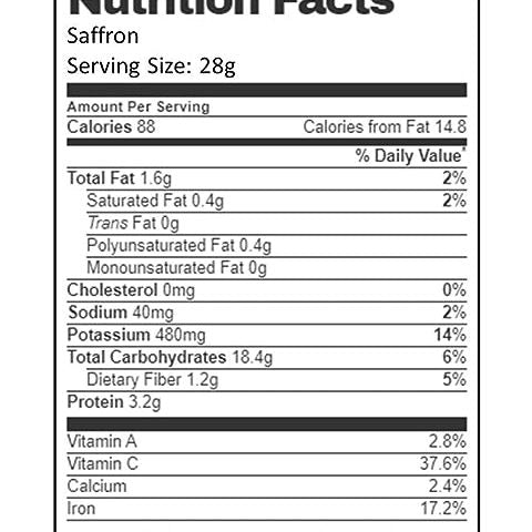 The Gathering of Saffron Brand Saffron 1 oz