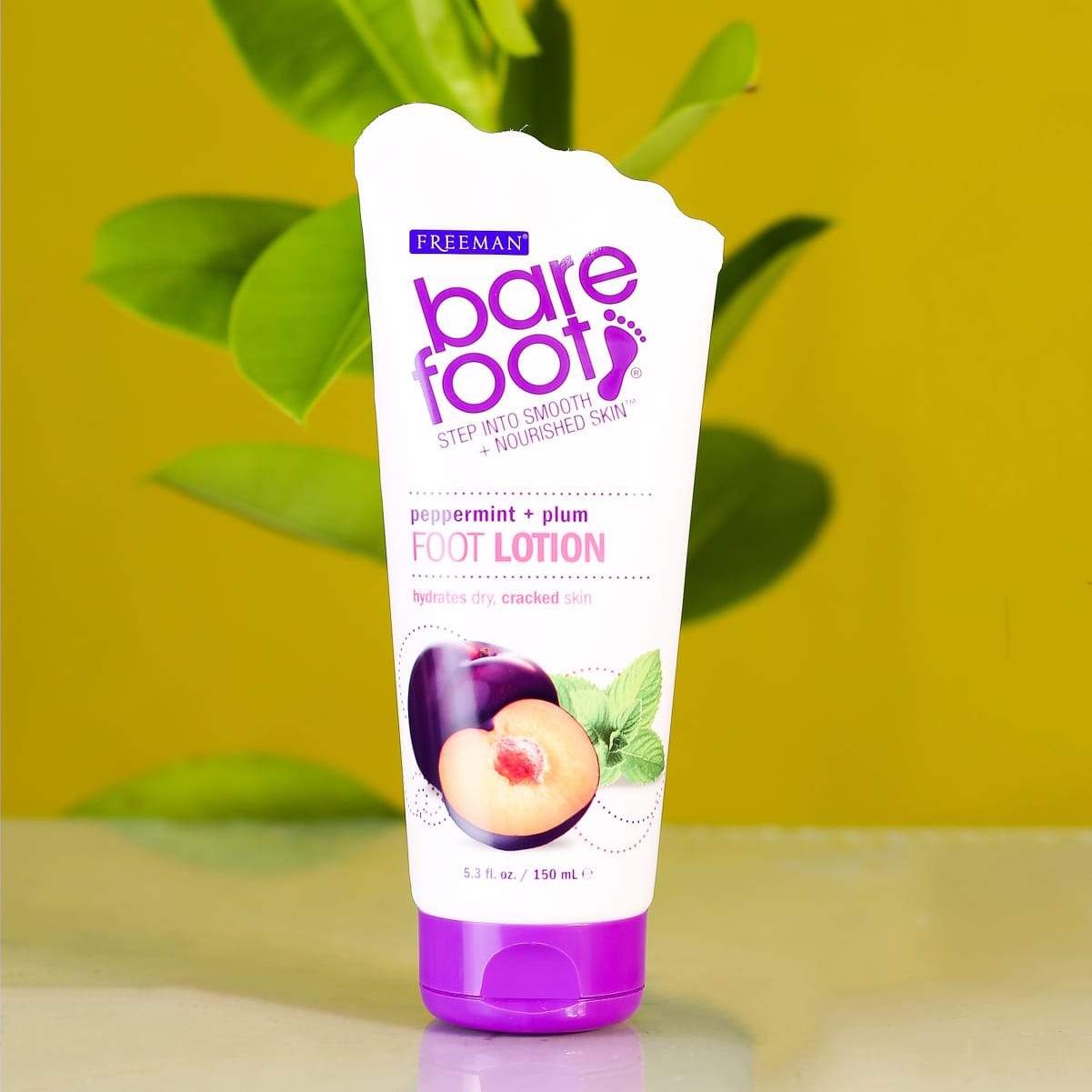 FREEMAN BARE FOOT LOTION PEPPERMINT AND PLUM 150 ML