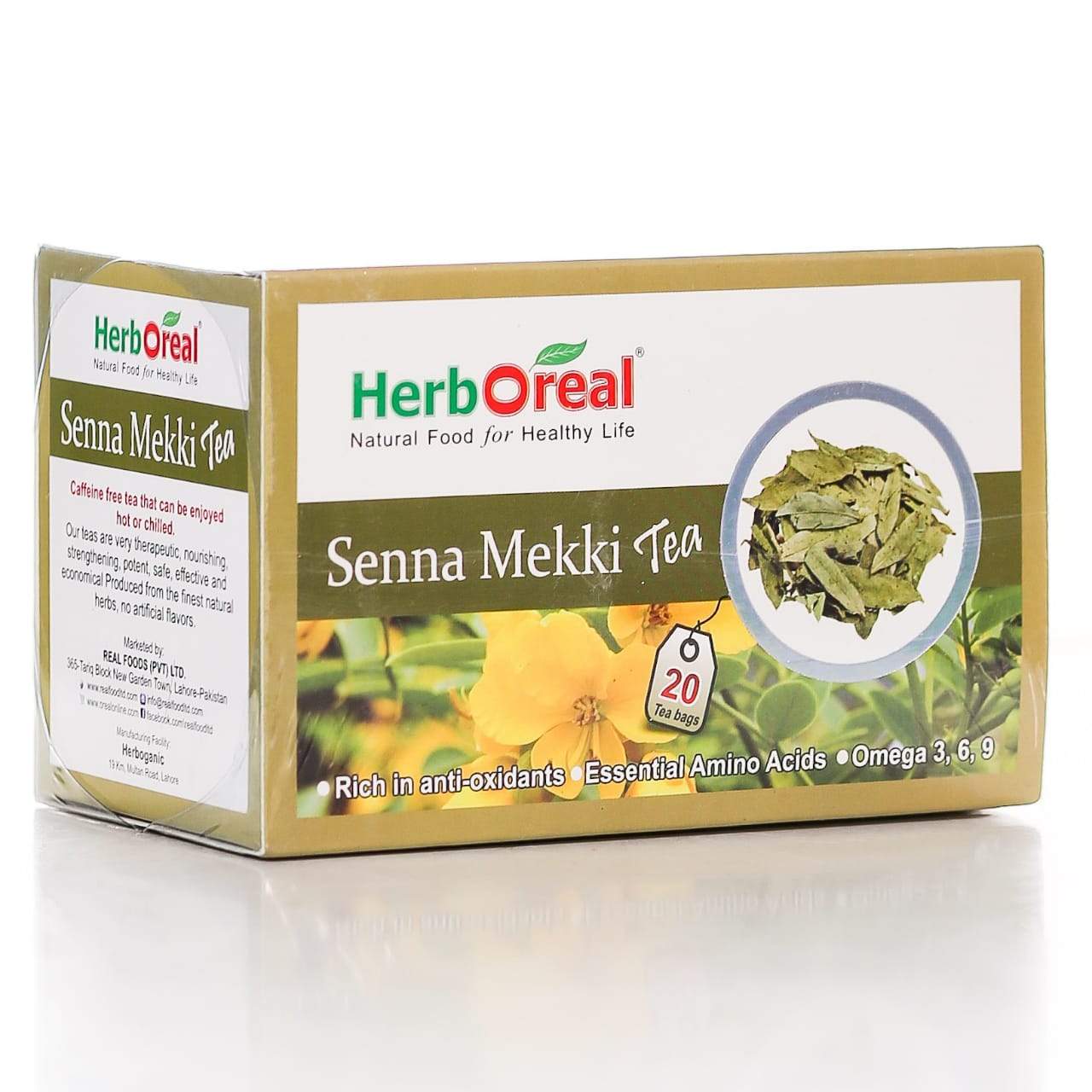 HERB OREAL SENNA MEKKI TEA BAGS 20 PCS