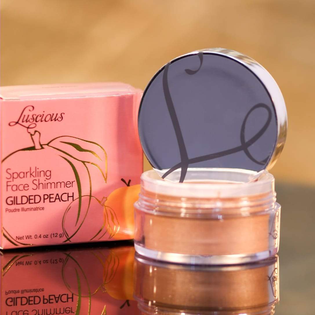 Luscious Sparkling Face Shimme Gilded Peach 12 Gm