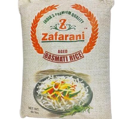 Zafarani Basmati Rice 40 lb