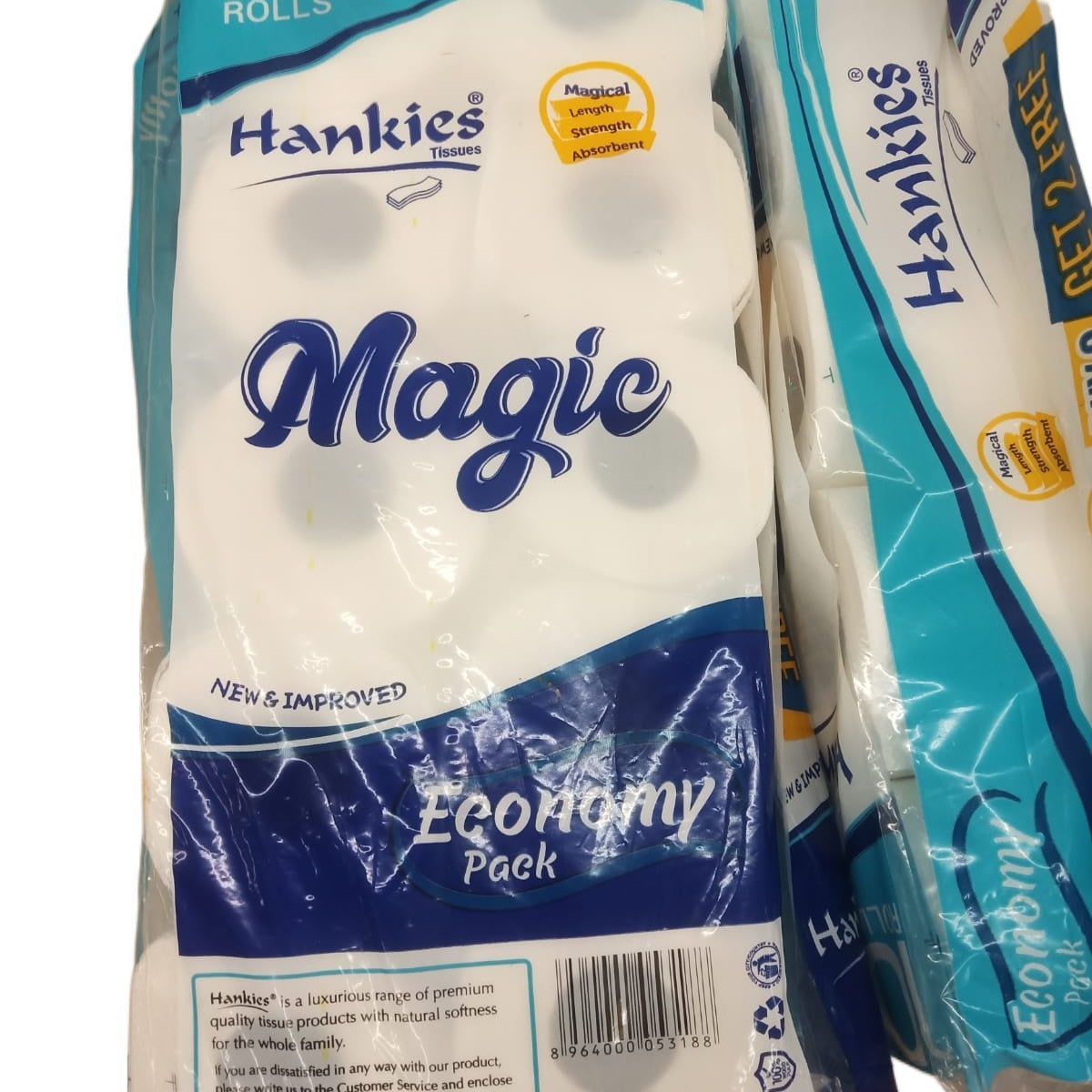 HANKIES TOILET TISSUE ECONOMY PACK 10 ROLL