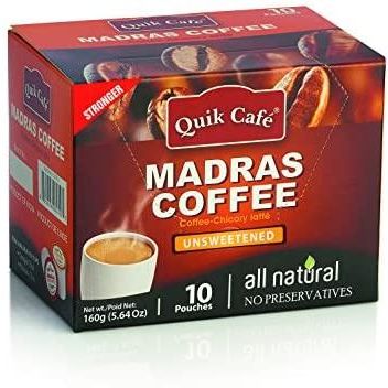 Quick Cafe Madras Coffee (10 pouches)