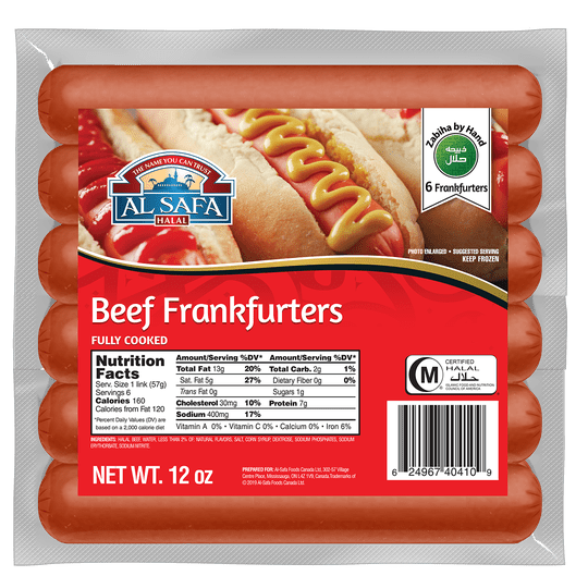 Al-Safa Beef Frankfurters 6pc