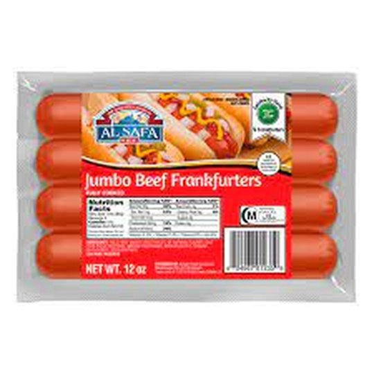 Al Safa Jumbo Beef Franks 4pc