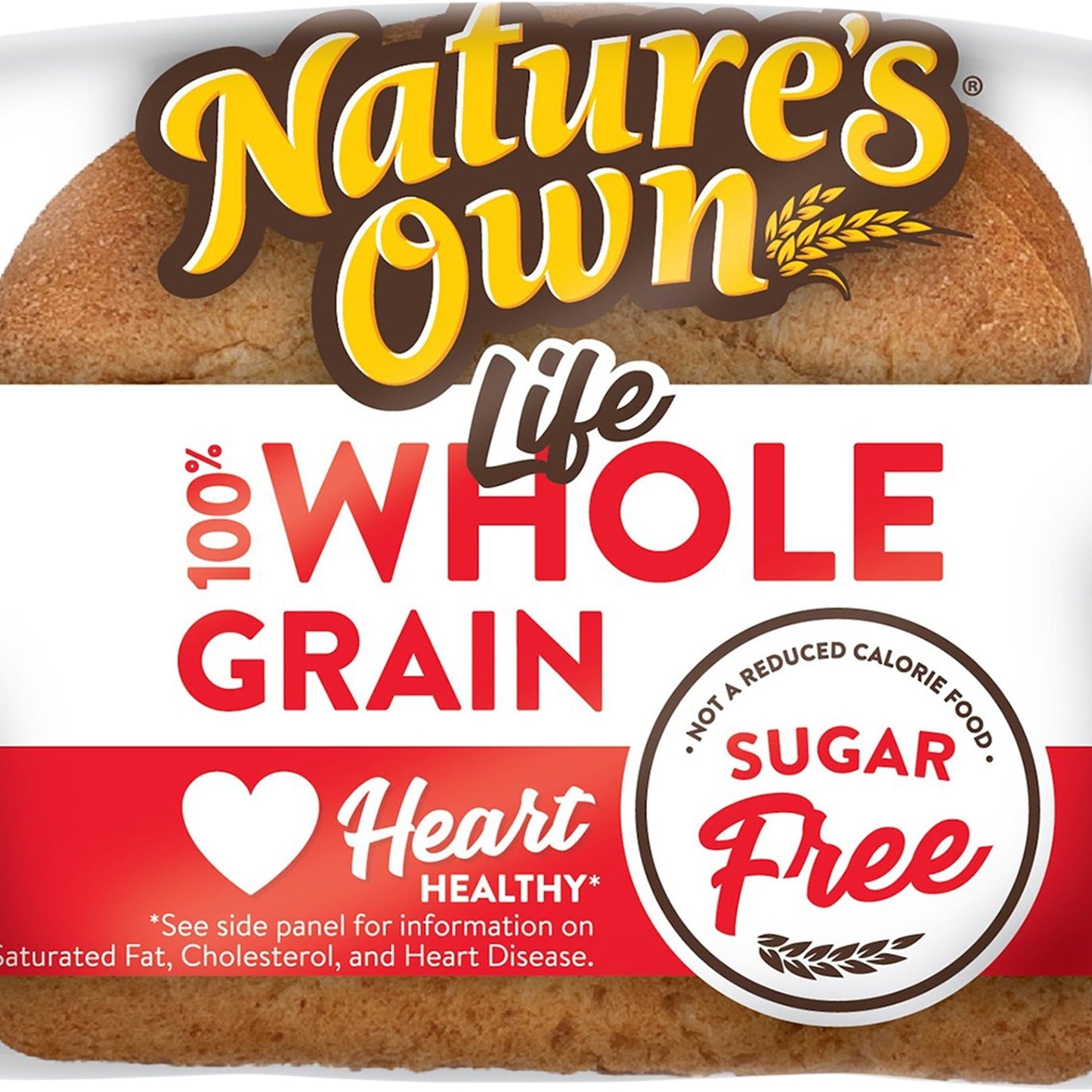 Nature's Own Life Sugar-Free 100% Whole Grain Bread Loaf, 16 oz