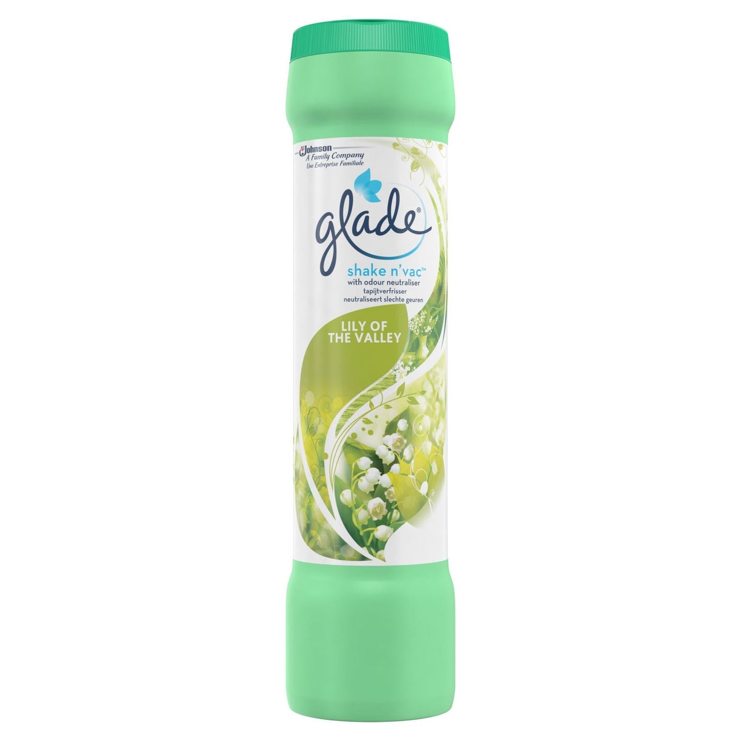 GLADE SHAKE & VAC LILY OF VALLEY 500G