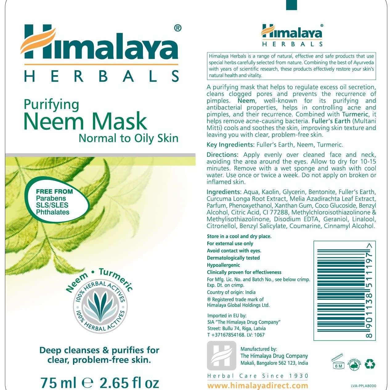 Himalaya - Neem Mask 150g