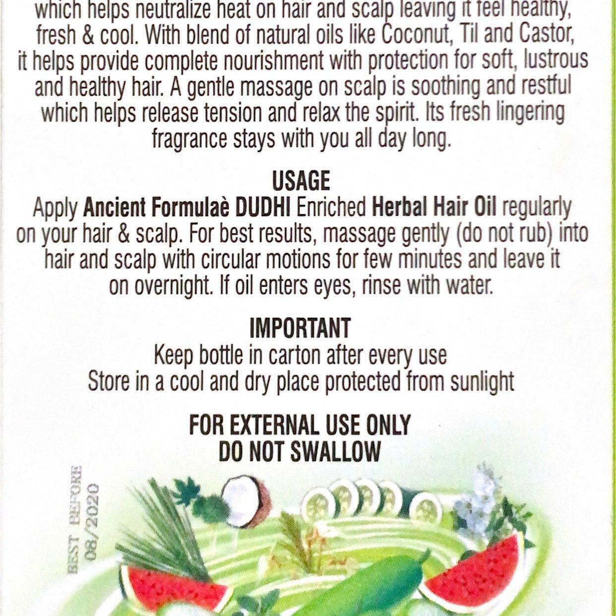 Dudhi Enriched Herbal Hair Oil
