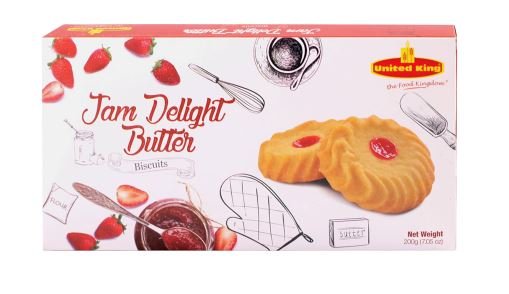 United King Jam Delight Biscuits