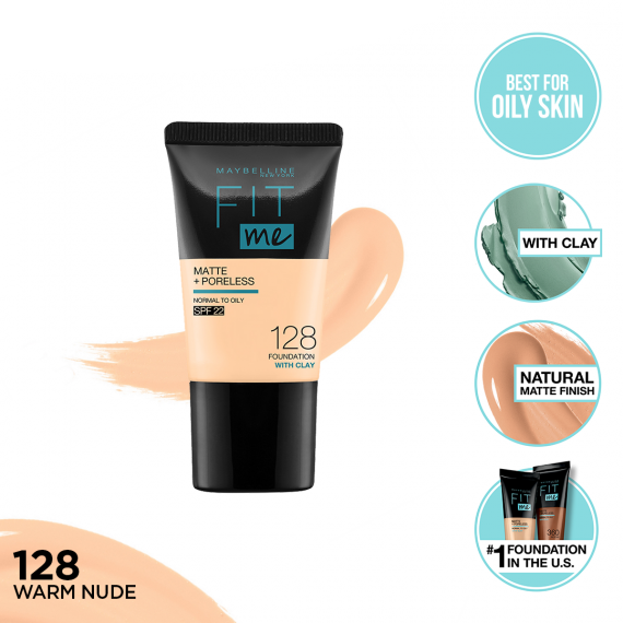 Maybelline New York Fit Me Matte & Poreless Liquid Foundation 18ml Mini Tube