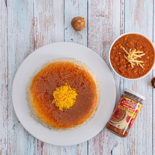 Sadaf Khoresh Gheimeh | Yellow Split Pea Stew in Jar- 12 oz.